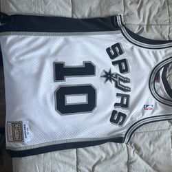 Spurs Ness Dennis Rodman Jersey White (M)