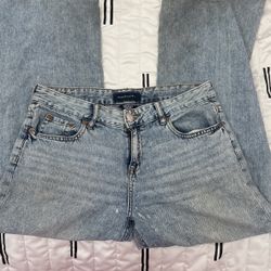Aeropostale Low Rise Baggy Wide Leg Jeans