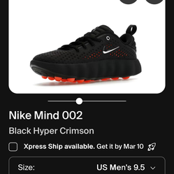 Nike Mind Shoes sz 9.5 men