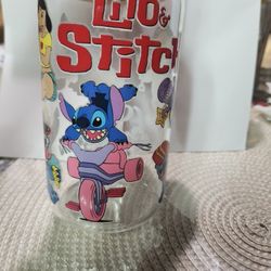 Lilo And Stitch Glass 12oz Custom 