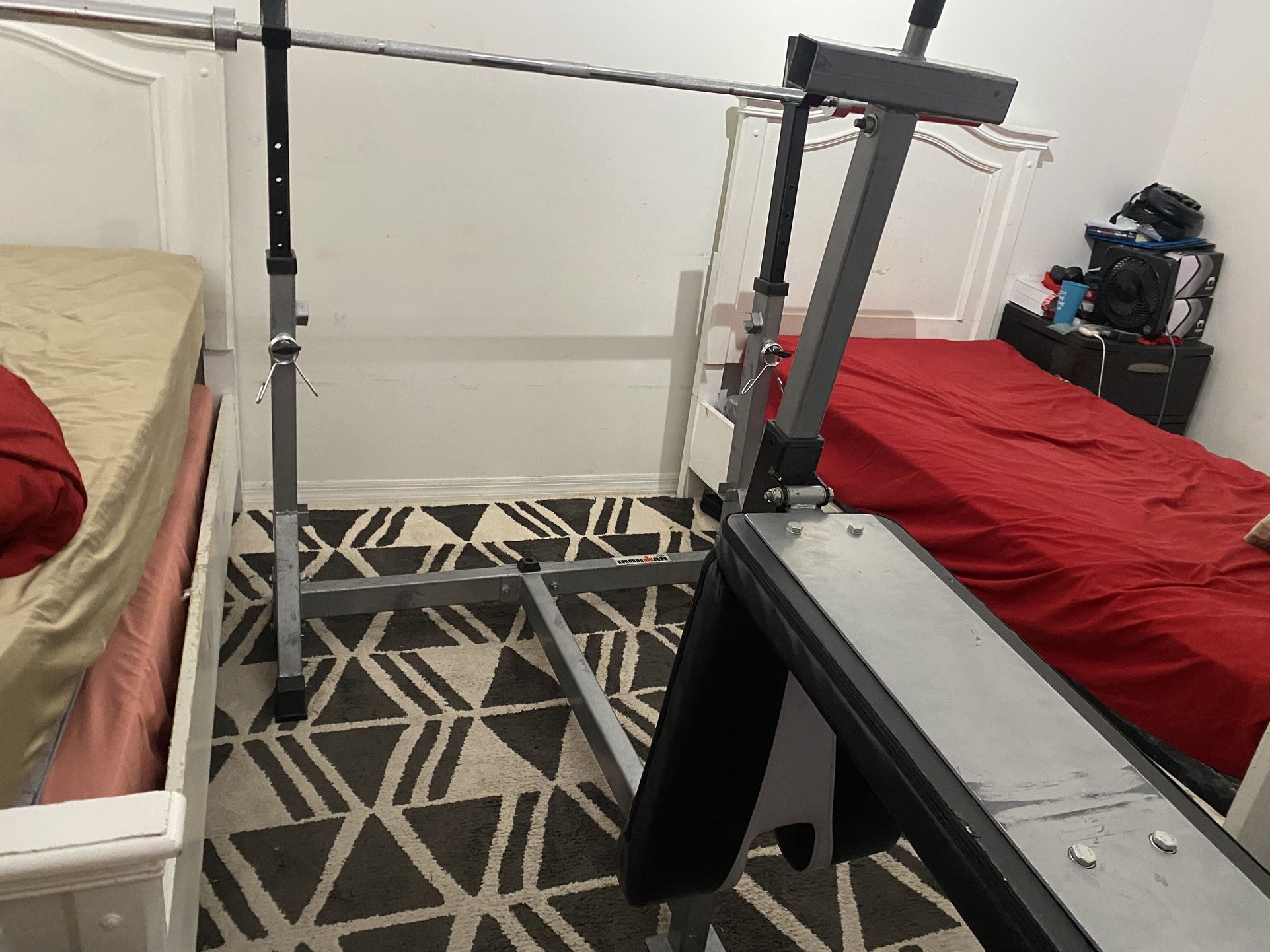 Adjustable Weight Lifting Bench Press
