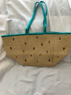 Woven Jute Tote Bag