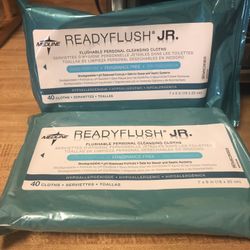 New ReadyFlush Jr Personal Hygiene Cleansing Cloths READ DESCRIPTION 
