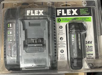 New FLEX 24V 2.5AH Lithium-Ion Starter Kit