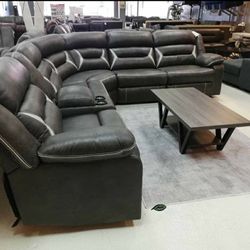 Kincord Midnight LAF Power Recliner Sectional