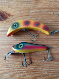 Vintage Fishing Lures Set of 2