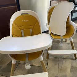 2 Low Standing High Chairs