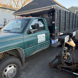 Green Dodge Ram Dump Truck 