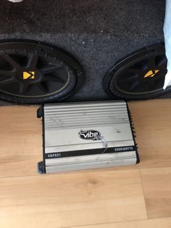 Kicker speakers and amp