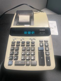 Casio DR-T220 12-Digit Thermal Printing Calculator