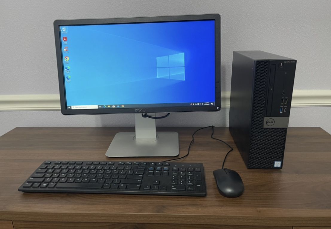 Win11 Desktop Computer - Includes Monitor Keyboard Mouse. Same OS On Laptop And Tablet