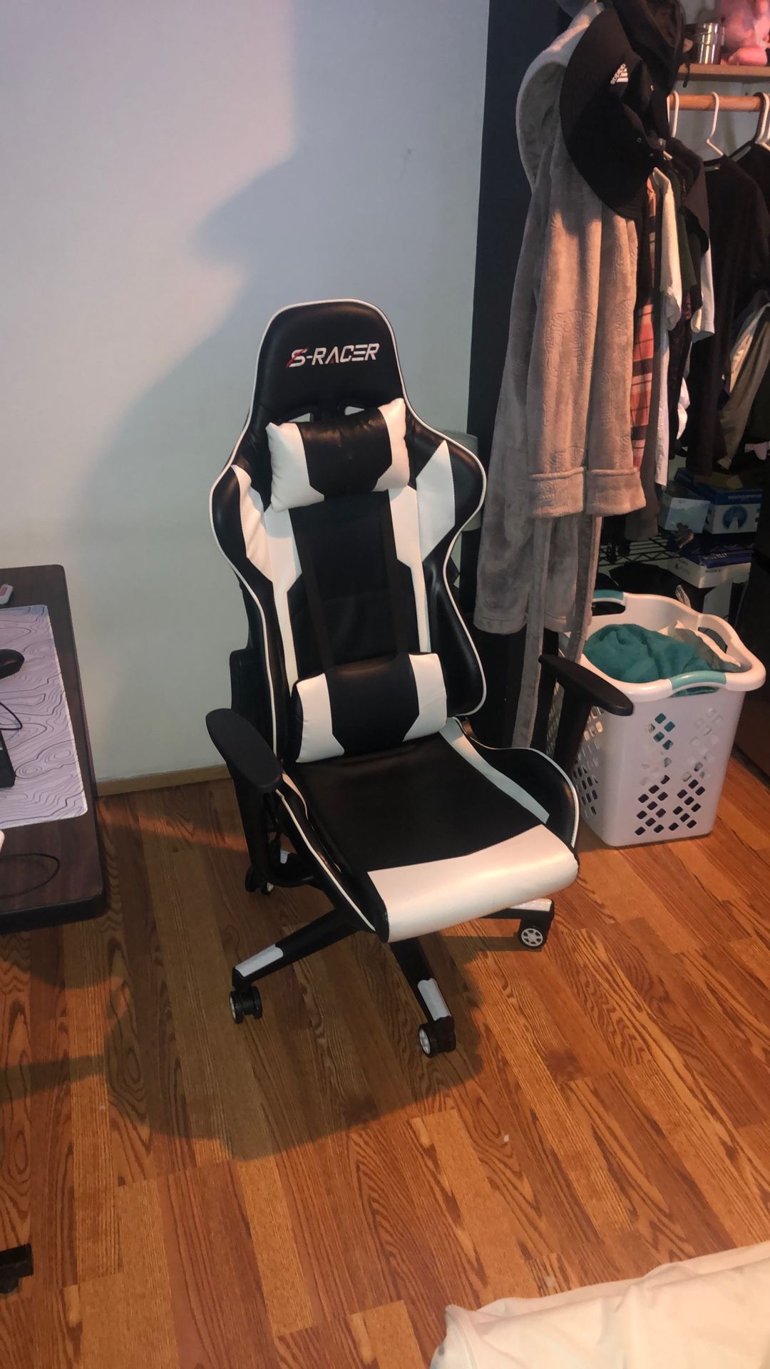 S Racer Gaming Chair- White  