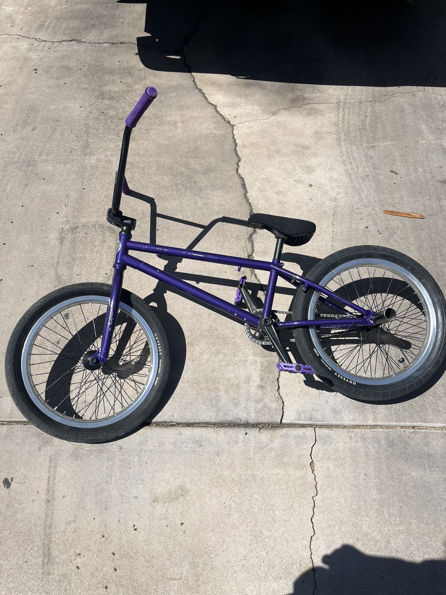 Custom Purple Bmx Bike