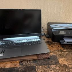 Lenovo Laptop And HP Printer