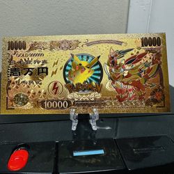 Sylveon (Pokémon) 24k Gold Plated Banknote