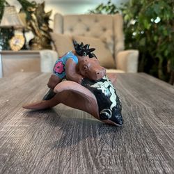 Cute Dolphin & Hippo Figurine Statue