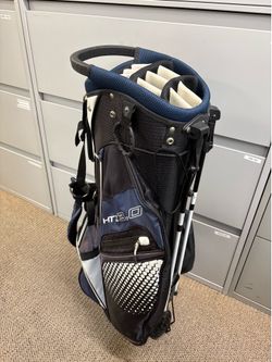 Hot-Z Golf 3.0 Stand Bag – 14-Way – Navy/Black/White