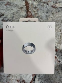 Ōura ring Gen 4 (size 9) in silver