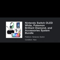 OLED Nintendo Switch Bundle