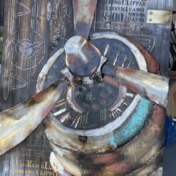 Cool Airplane Wall Art With Metal Elements