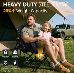 PUVASIA-New Oversized Camping/Sports Chair