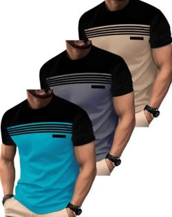 Striped Men'S T-shirt M