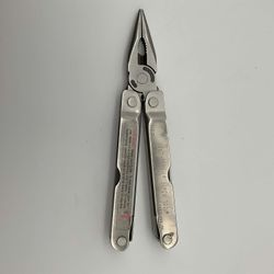 VINTAGE LEATHERMAN SUPER TOOL (Knife) PORTLAND OR w/ ORIGINAL LEATHER CASE