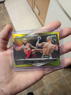 Topps Chrome UFC Charles Jourdain Gold Refractor 096/275
