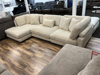 Corduroy Sectional 