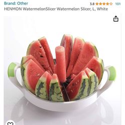 Brand New Watermelon Slicer With Comfort Silicone Handle