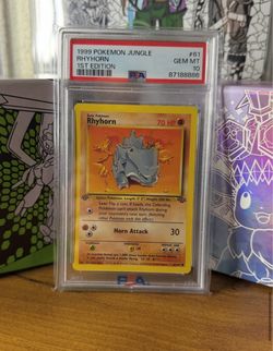 1st edition PSA 10 Rhyhorn