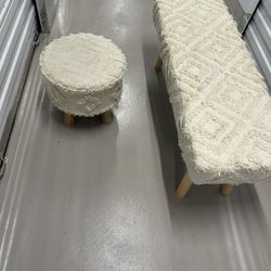 Bench And Foot Stool