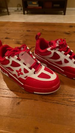 LV Skate Sneaker Red/White colorway 41/ size 7