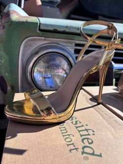 Gold heels 