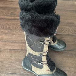 Like New Jambu Womens Broadway Insulated Waterproof Memory Foam Snow Boots 6us Or Kids 4us