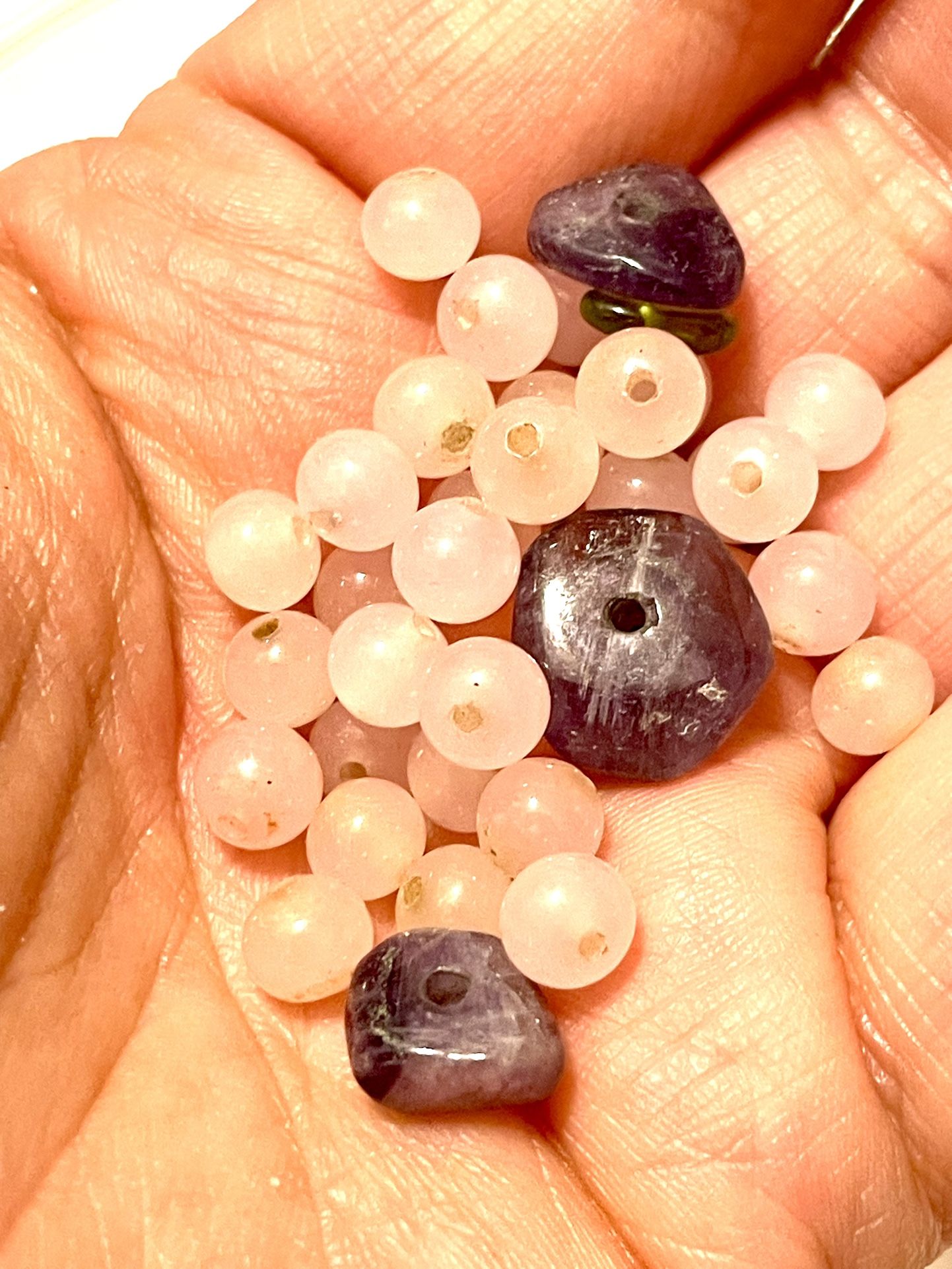 💕2 for $30!!!🌷 1.5 Strands Of Rose Quartz Beads