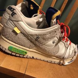 Nike Off-white Dunk Lot 13 Size 9.5 In Men 