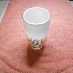 Modern Vase With Gold Pattern