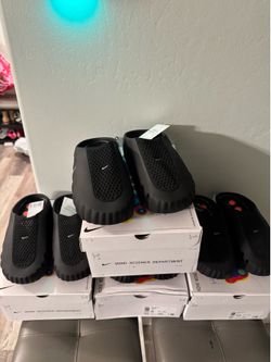 Nike Mind 001 Mules - Black - Sensory Tech Slide