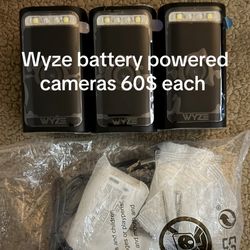 Wyze own battery powered  security cameras! New!