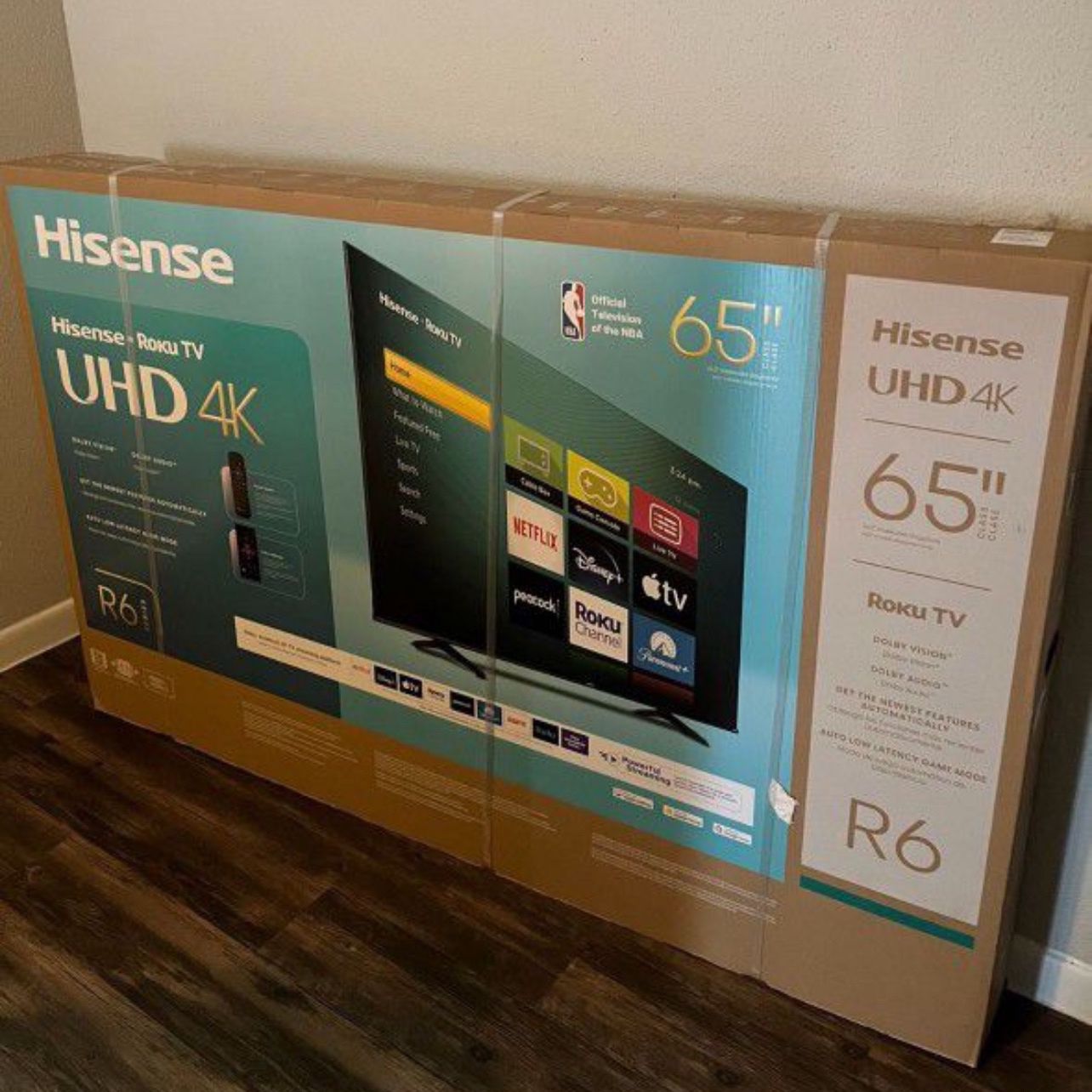 65 Hisense Roku 4K Smart Tv