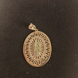 14k Gold Virgin Mary