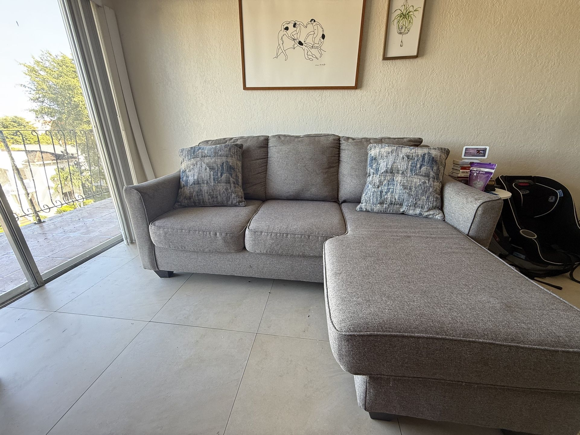 Interchangeable- Sectional couch - Grey