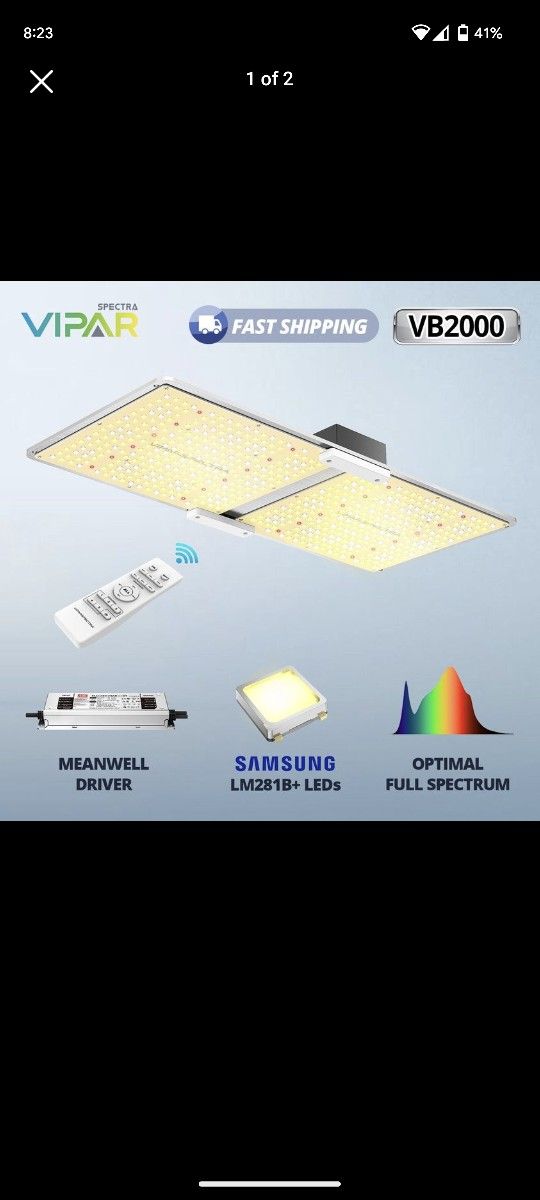ViparSpectra VB2000 LED Grow Light