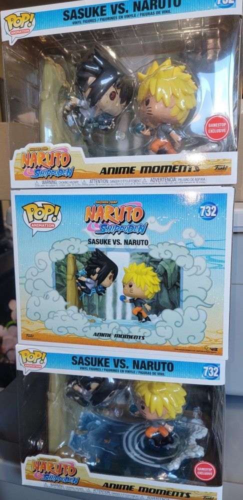 Funko Pop! Animation: Naruto - Naruto vs. Sasuke Vinyl Figure (GameStop  Exclusive) for sale online