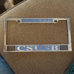 CSUSB Alumni License Plate Frame