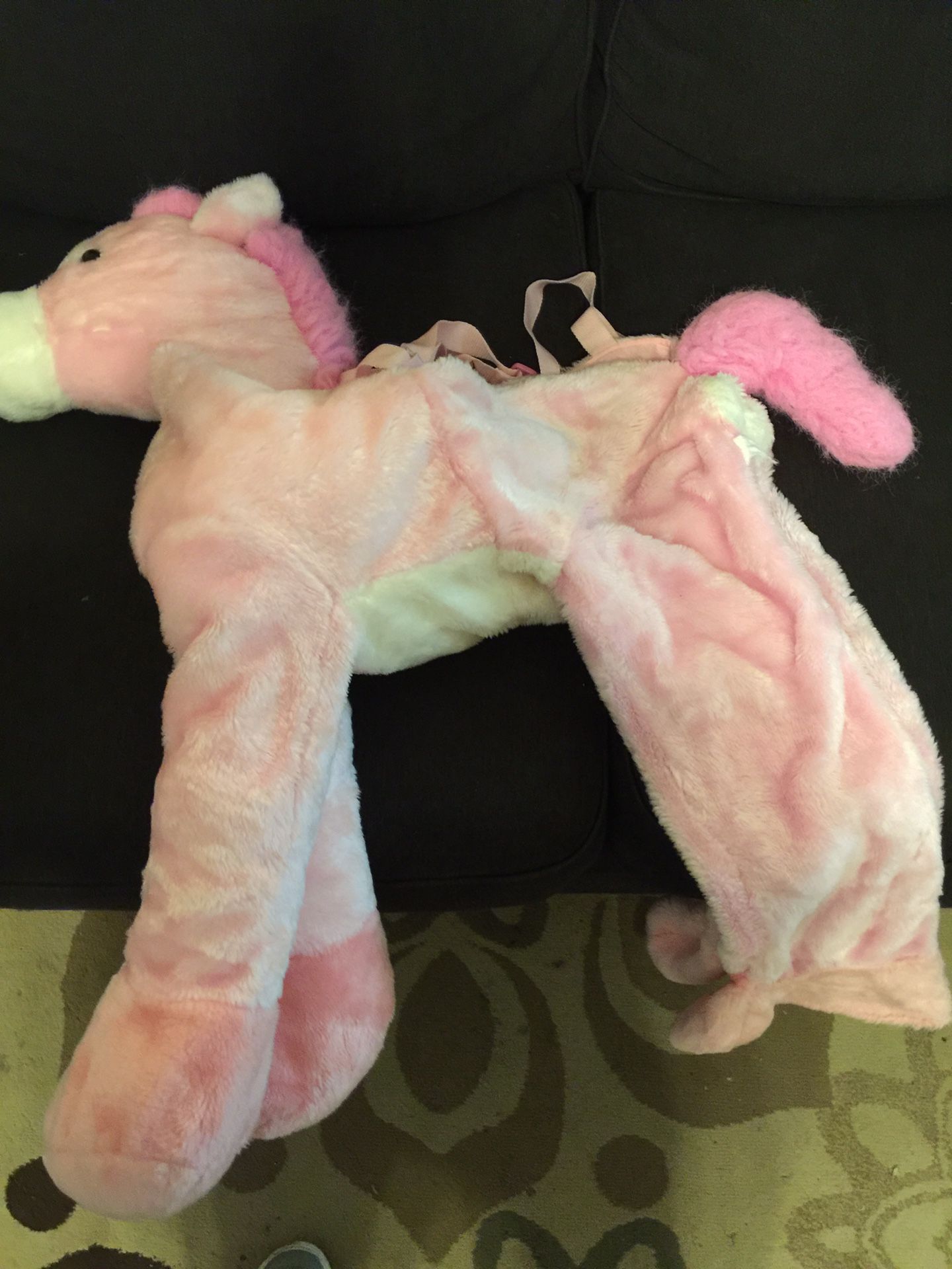 Pink pony costume fits 4/5T $12