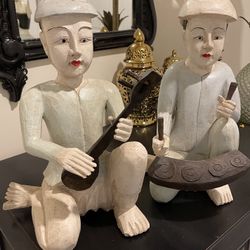 Pair Of Asian Musicians 