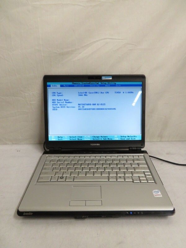 Toshiba Laptop Window 10