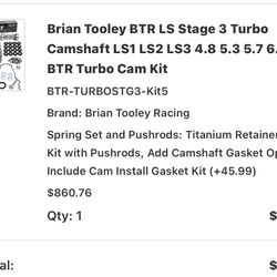 BTR Stage 3 Turbo Cam Kit